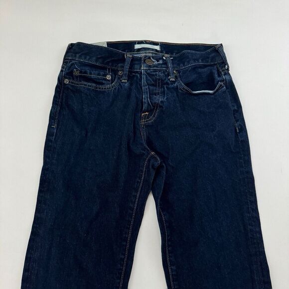 Abercrombie & Fitch Men's Slim Straight Denim Blue Jeans 26x30 (28x28.5) Dark - Picture 3 of 10